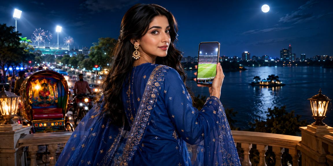 ঢাকায় ক্রিকেট বেটিং — সালোয়ার কামিজ পরা ব্যবহারকারী
