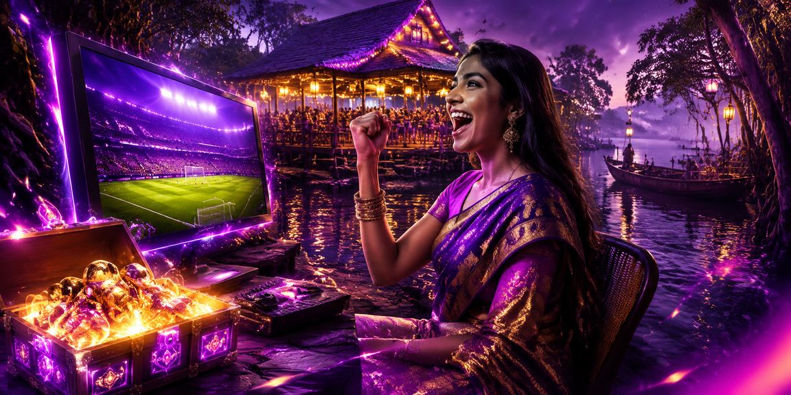 খুলনায় নিয়ন আলোয় মোবাইলে bs3 বেটিং করছেন একজন ব্যবহারকারী