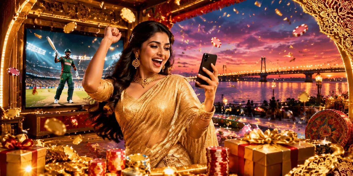 রাজশাহীতে শাড়ি পরা ব্যবহারকারী bs3 অ্যাপে ক্রিকেট বেটিং